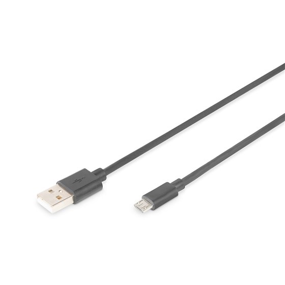 Cable de conexión USB-A - Micro-B, 1 m