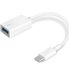 UC400 cable USB 0,133 m USB A USB C Blanco