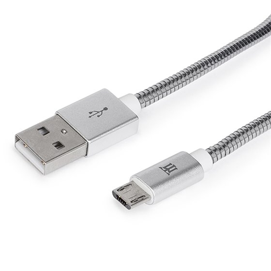 Premium MTPMUMS241 cable USB 1 m USB 2.0 USB A Micro-USB B Plata