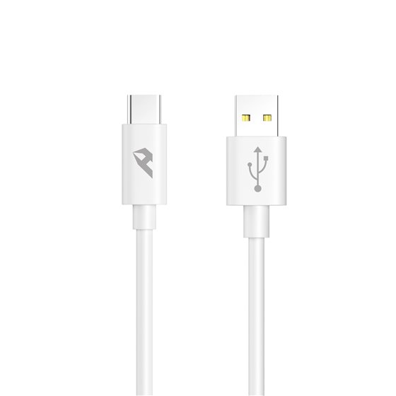 YCB-02 cable USB 1 m USB 2.0 USB A USB C Blanco