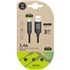 TEC2001 cable USB 1 m USB A Micro-USB B Negro
