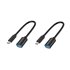 ABBY11B cable USB USB 3.2 Gen 1 (3.1 Gen 1) 0,2 m USB C USB A Negro