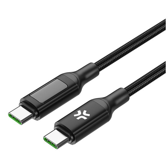 USBCUSBC100WLED cable USB 2 m USB C Negro