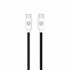 USBCUSBCCOTTBK cable USB 1,5 m USB C Negro, Blanco