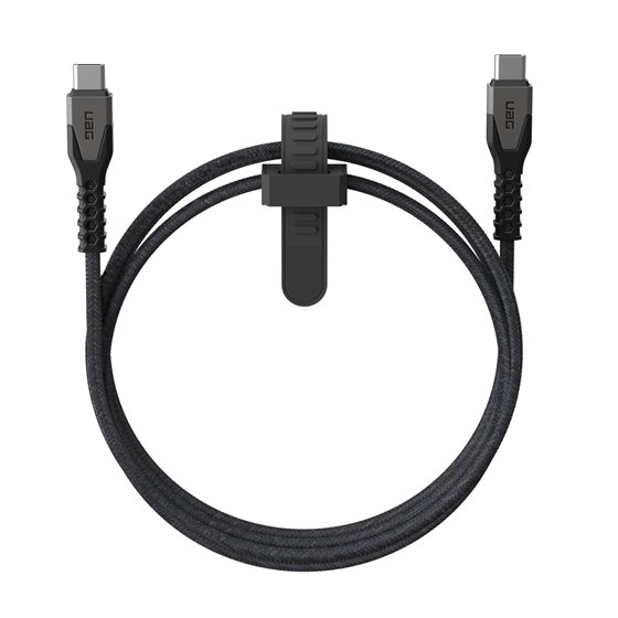 Kevlar cable USB USB 2.0 1,5 m USB C Negro, Gris