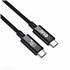 CAC-1575 cable USB USB4 Gen 2x2 2 m USB C Negro