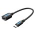 Conversor CCSBB/ USB Tipo-C Macho - USB Hembra/ 15cm/ Negro