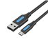 Cable USB 2.0 3A COLBG/ USB Macho - MicroUSB Macho/ 1.5m/ Negro