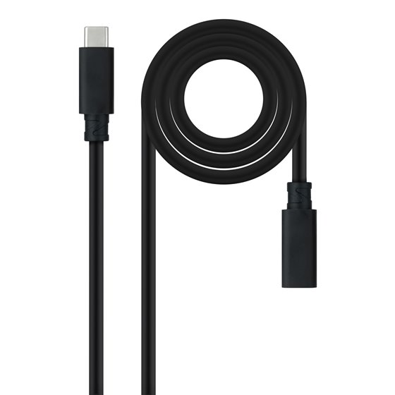 10.01.4500 cable USB USB 3.2 Gen 2x2 0,5 m USB C Negro