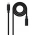 10.01.4501-L150 cable USB USB 3.2 Gen 2x2 1,5 m USB C Negro