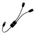 USB-A Cable HUB 2 port (2x USB-A)