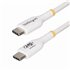 Cable de Carga para Portátil USB-C de 2m - Cable USB Tipo C USB 2.0 para Portátil - Blanco - Cable con Certificación USB-IF - PD