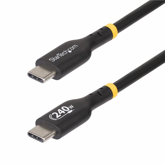 Cable de Carga USB-C de 1m - Cable USB Tipo C - Certificación USB-IF - PD de 240W EPR - Cable USB 2.0 USB-C de Carga para Portát