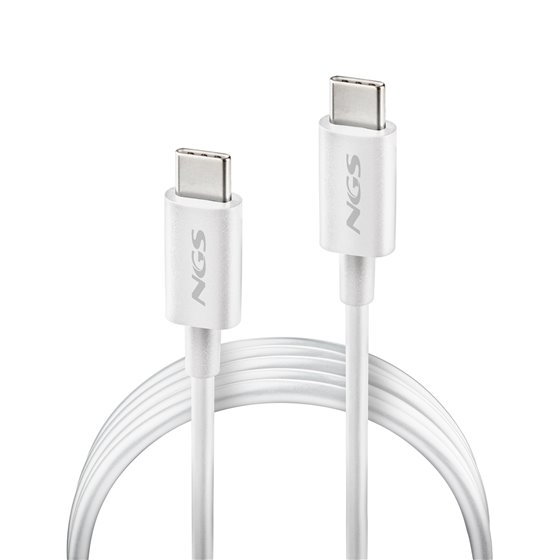 ZYRO 60W-1 cable USB USB 2.0 1 m USB C Blanco