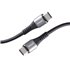 Cable de carga/datos USB-C C315C, 1,5 m, carga rápida hasta 60 vatios, negro