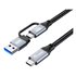 128432 cable USB USB 3.2 Gen 2x2 2 m USB A/USB C USB C Negro