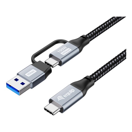 128433 cable USB USB 3.2 Gen 2x2 3 m USB A/USB C USB C Negro