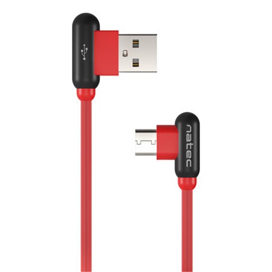 NKA-1201 cable USB USB 2.0 1 m USB A USB C Negro, Rojo