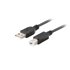 CA-USBA-15CU-0010-BK cable USB USB 2.0 1 m USB B Negro