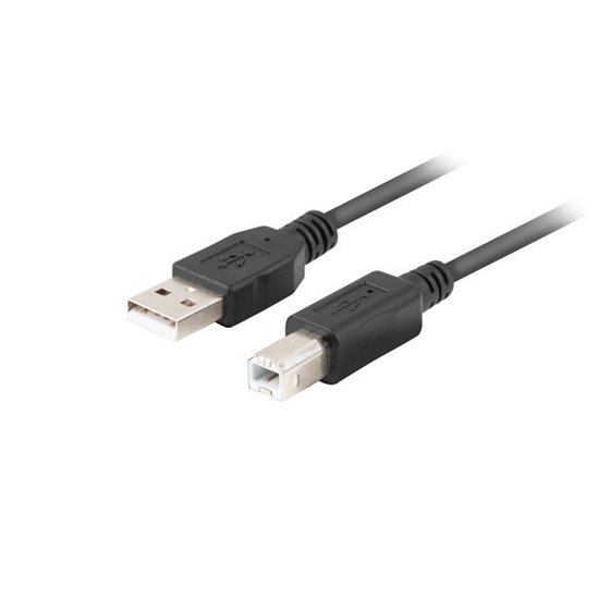 CA-USBA-15CU-0010-BK cable USB USB 2.0 1 m USB B Negro