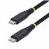 Cable de Carga USB-C Trenzado de TPE y Nailon de 15cm - Cable Cargador USB Tipo C - - Cable Cargador para Portátil o Tablet - Ca