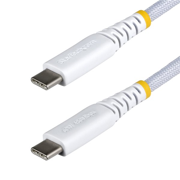 Cable de Carga USB-C Trenzado de 2m - Cable Cargador USB Tipo C para Portátil - Cable Resistente para Carga de Dispositivos - Tr