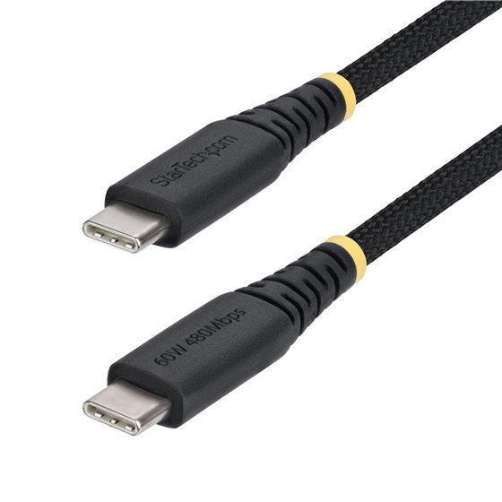 Cable de Carga USB-C Trenzado de 1m - Cable Cargador USB Tipo C para Portátil - Cable Resistente para Carga de Dispositivos - Tr