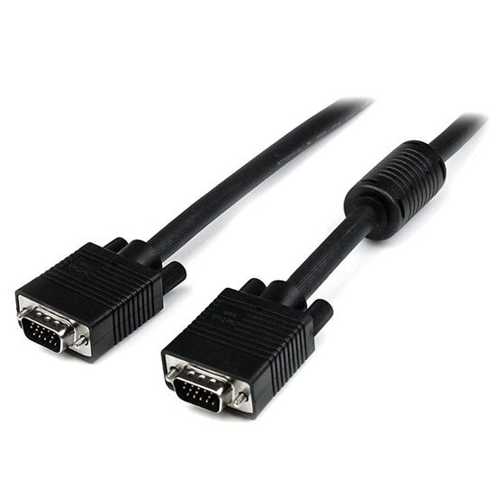 Cable de 20m de Vídeo VGA Coaxial de Alta Resolución para Monitor - HD15 Macho - HD15 Macho