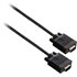 Cable de extensión negro de vídeo con conector VGA hembra a VGA macho 3m 10ft