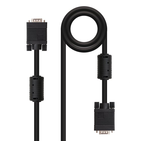 CABLE SVGA CON FERRITA HDB15/M-HDB15/M 1.8 M