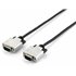 118864 cable VGA 10 m VGA (D-Sub) Negro, Plata