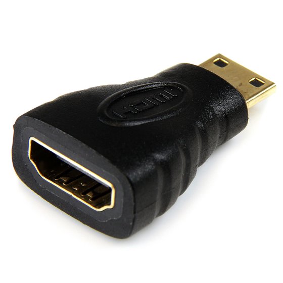 Adaptador Mini HDMI a HDMI -HDMI Ultra HD 4K 30Hz de Alta Velocidad - HDMI 1.4 - Conectores Chapados en Oro - Adaptador HDMI UHD
