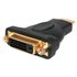 Adaptador HDMI a DVI - DVI-D Hembra - HDMI Macho - Conversor - Negro