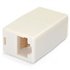 Paquete de 10 Cajas de Empalme Modulares Acopladores para Cable Cat5e Ethernet UTP - 2x Hembra RJ45 - Beige