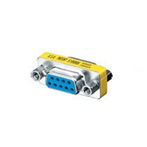 124301 cambiador de género para cable DB-9 Plata