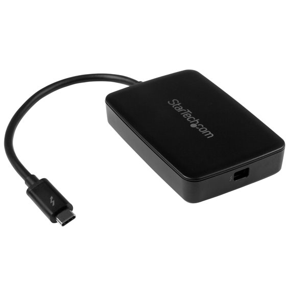 Adaptador Thunderbolt 3 a Thunderbolt 2 de Ordenador Portátil TB3 a Dispositivos TB2 o TB1 - No Reversible - Convertidor Thunder