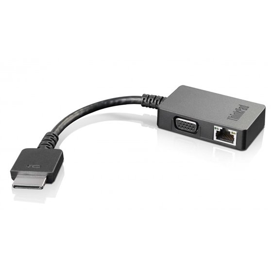 4X90J31060 cable gender changer OneLink+ VGA/RJ45 Negro