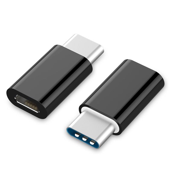 A-USB2-CMmF-01 USB Type-C Micro USB Negro