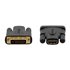 99-9497001 cambiador de género para cable DVI–D HDMI Negro, Oro