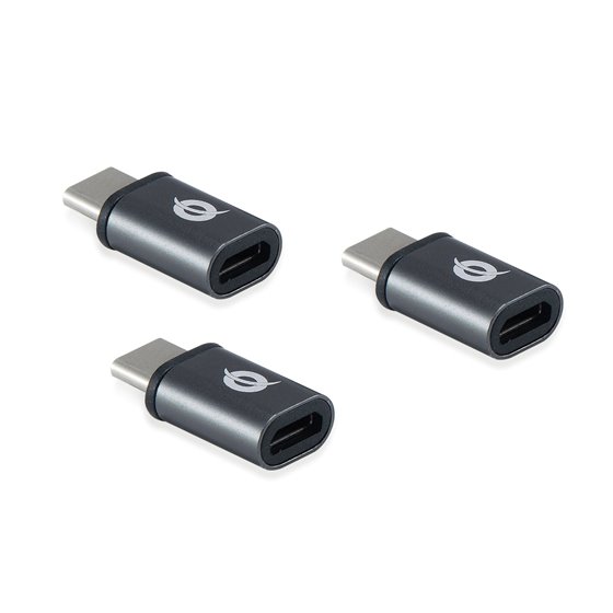 DONN05G cambiador de género para cable USB 2.0 Type-C USB 2.0 Micro Negro