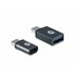 DONN04G cambiador de género para cable USB 3.1 Gen 1 Type-C, USB 2.0 Type-C USB 3.1 Gen 1 Type-A, USB 2.0 Micro Negro