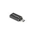 AD-UC-UA-02 cambiador de género para cable USB 3.0 Type C USB 3.0 Type A Negro