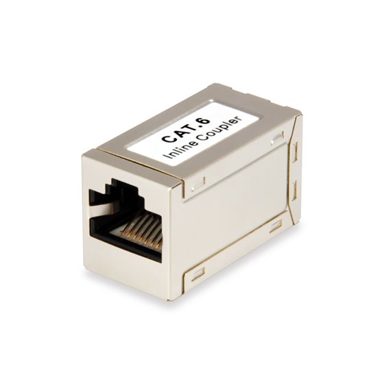 121179 cambiador de género para cable RJ-45 Plata