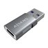 Mini Adaptador USB 3.2 GEN2 10G 3A, Tipo USB-C/H-A/M, Gris