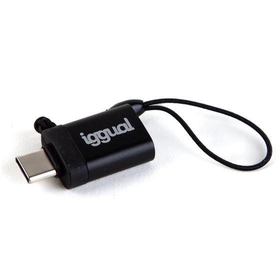 Adaptador USB OTG tipo C a USB-A 3.1 negro