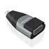 Adaptador Conversor Aluminio USB-C a VGA, USB-C/M-HDB15/H, Gris