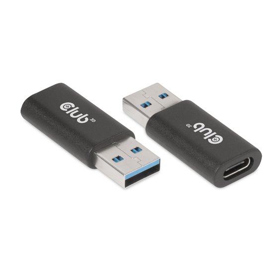 CAC-1525 cambiador de género para cable USB A USB TYPE C Negro