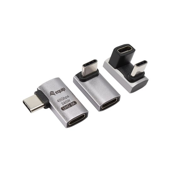 Adaptador USB 4 C a C, 40Gbps, PD 240W, paquete de 3