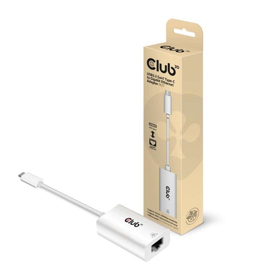 CAC-1519 cambiador de género para cable USB-C RJ-45 Blanco