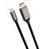 25630 cambiador de género para cable USB-C HDMI Negro, Plata